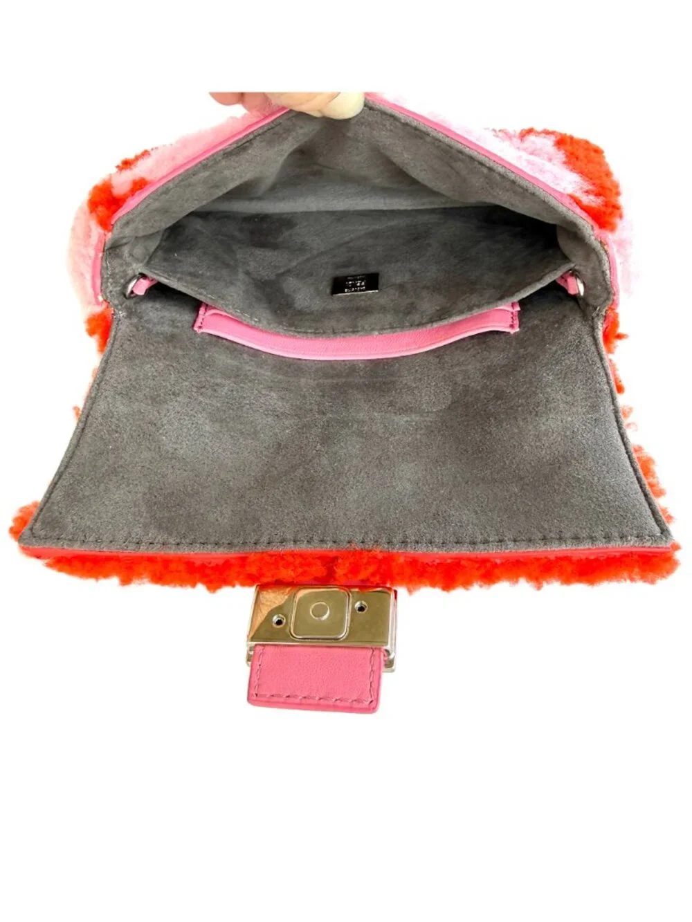 Fendi front leather depth
